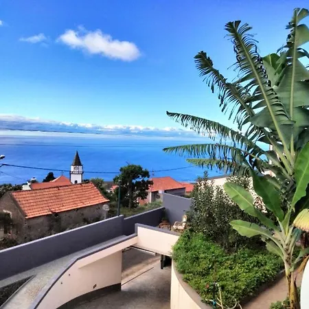 A Casa Valentina - Estudio Vista Panoramica O Mar Lägenhet Estreito Da Calheta